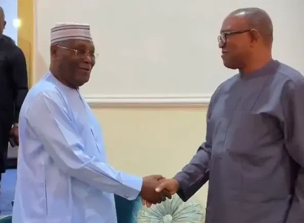 Atiku welcomes Peter Obi to ADC