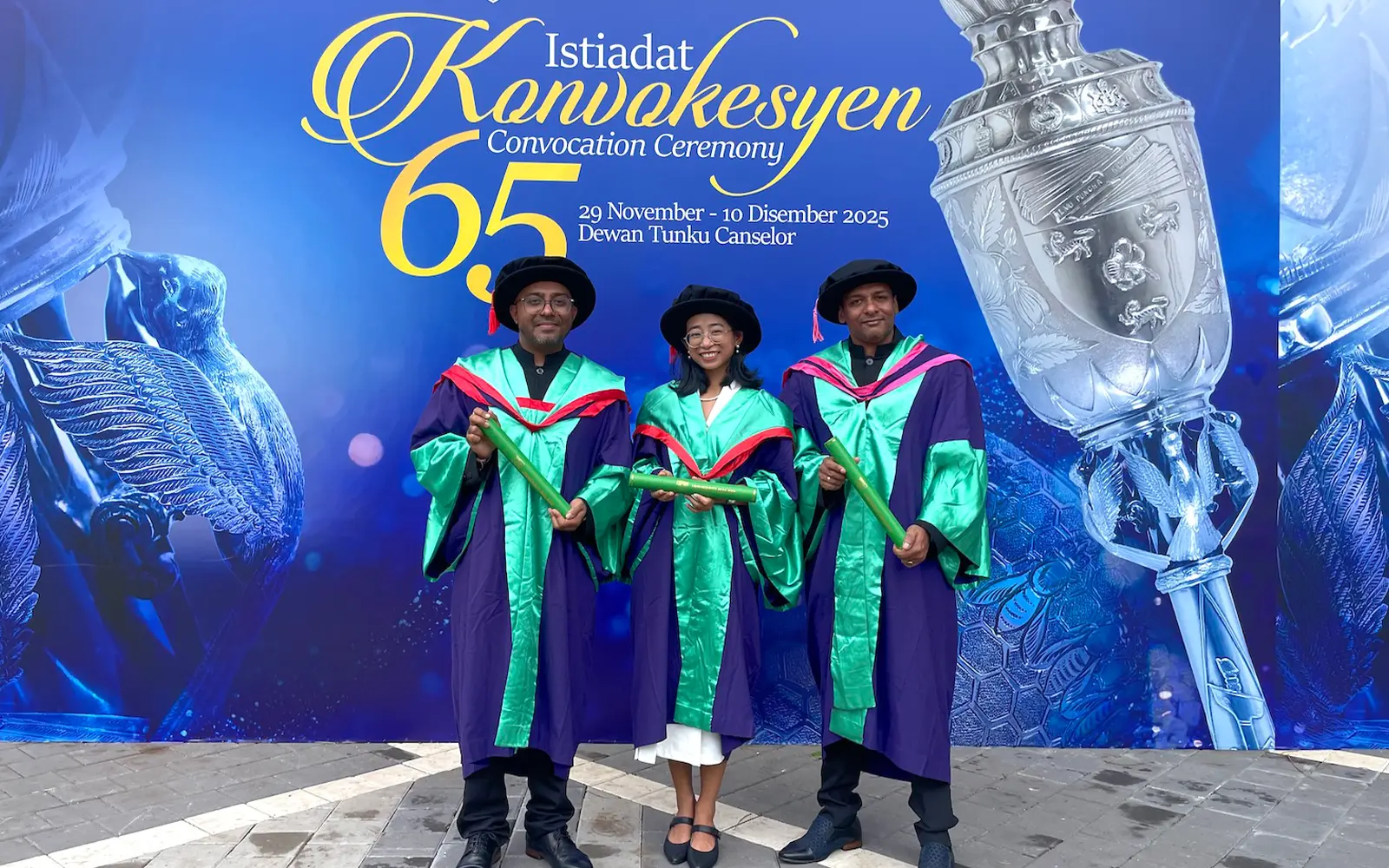 Triple treat: meet the family who graduated with their PhDs on the same day