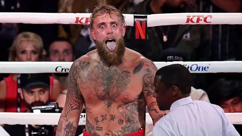 Heavyweight showdown: Jake Paul's jaw broken in two places by Anthony Joshua