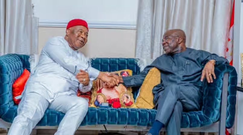 Uzodimma visits Otti, says they are determined to develop South- East