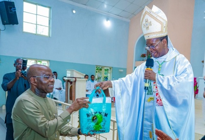 Otti has cured Aba's stomach upset by fixing Port Harcourt Road — Catholic Archbishop
