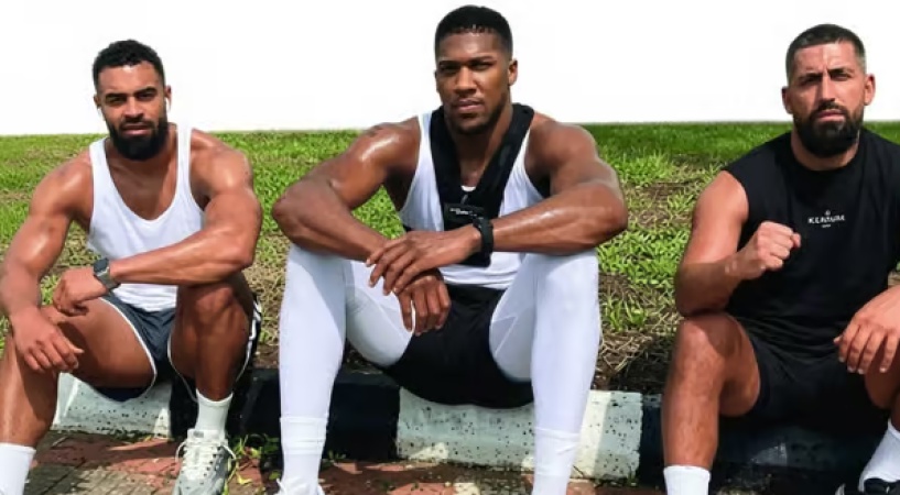 Anthony Joshua recounts friends’ deaths in emotional video with Kamaru Usman