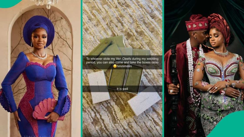 Priscilla Ojo cries out over missing luxury jewelry