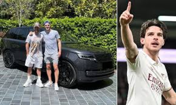 Arsenal and England star Declan Rice banned from driving after speeding twice in a week on the same road in his £40,000 Land Rover