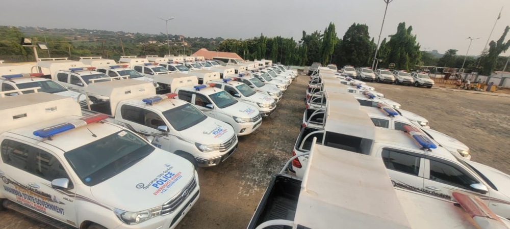 Soludo presents 30 Hilux patrol vehicles to Anambra Police Command 