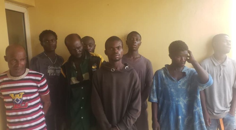 Task force apprehends 7 robbery suspects in Lagos