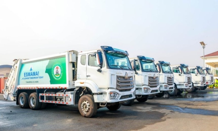 Mbah unveils compactors, Automated Road Sweepers to keep Enugu clean 