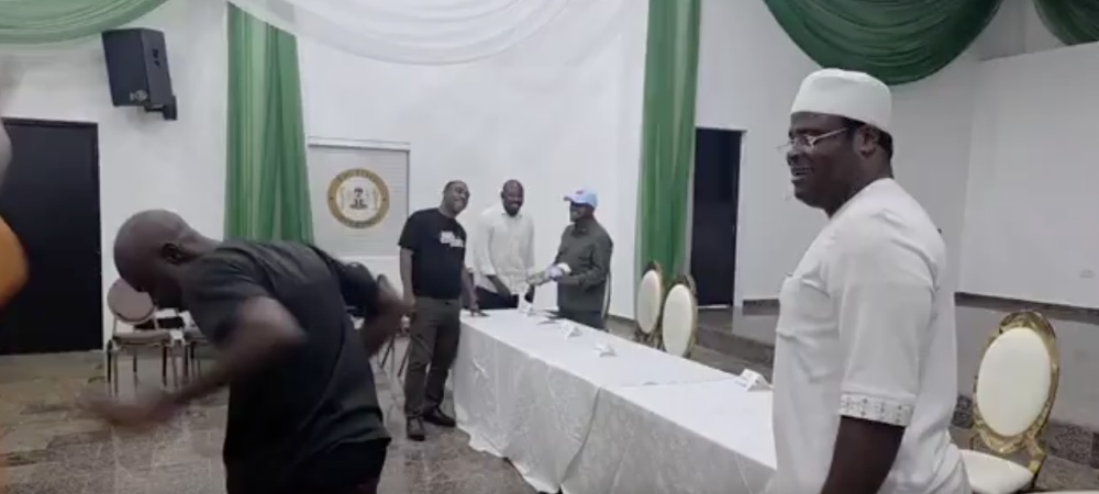 Okpebholo receives released AAU students, warns against violence