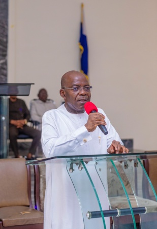 Nobody is entitled to distract us with 2027 ballot, Otti tells opposition