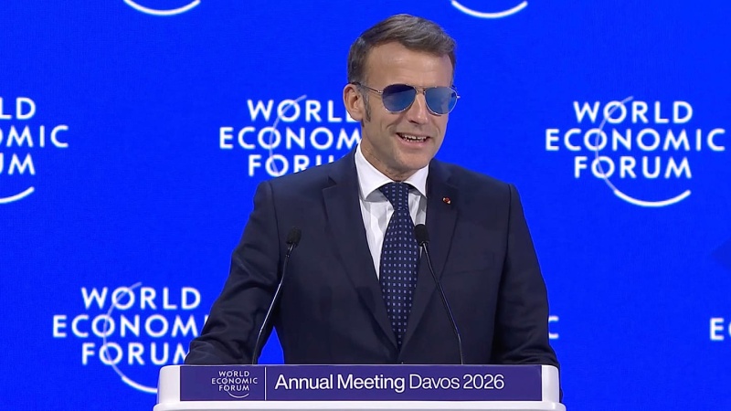 Macron warns of a ‘world without rules’ at Davos, calls for respect and rule of law