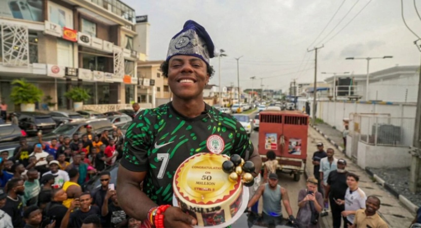 Global streamer, iShowSpeed’s first day in Lagos draws huge crowds, viral moments