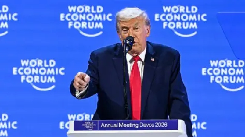 What it was like inside the room with Donald Trump at Davos