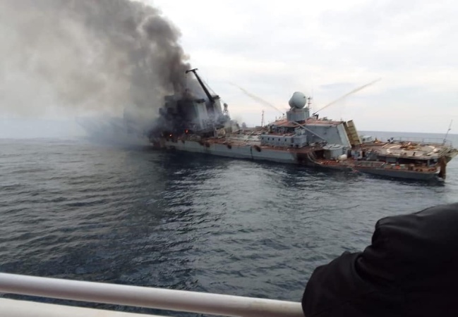 Russian court demands $29 million from Ukrainian Navy Officer for sinking of Moskva missile cruiser
