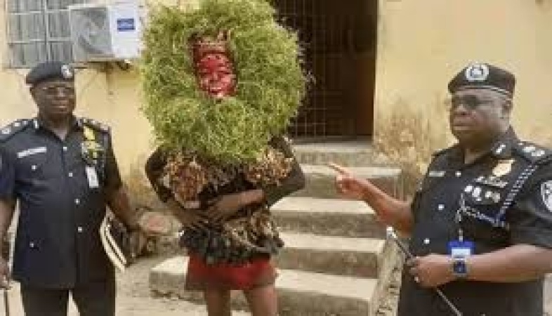 Police arrest masquerades over breach of public peace in Akwa Ibom
