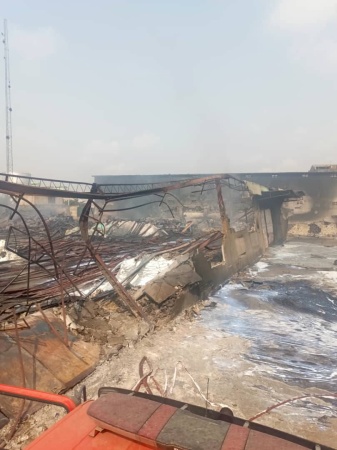 Explosive materials, cause of fire at Lagos Industrial Estate — Fire Service