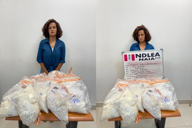 NDLEA intercepts Brazilian lady with N3b heroin at Abuja airport