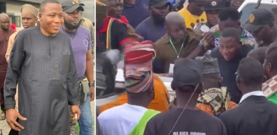 Sunday Igboho returns to Nigeria today as supporters storm Ibadan residence  