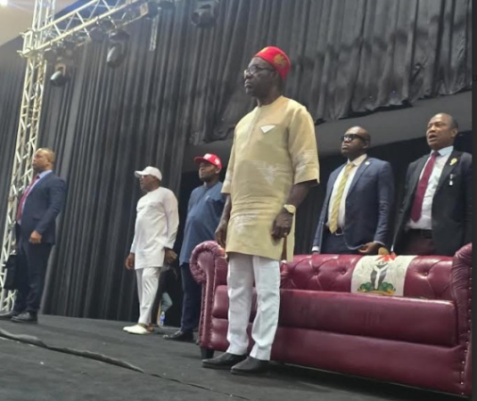 Soludo meets market leaders, pledges maximum security of markets, shops