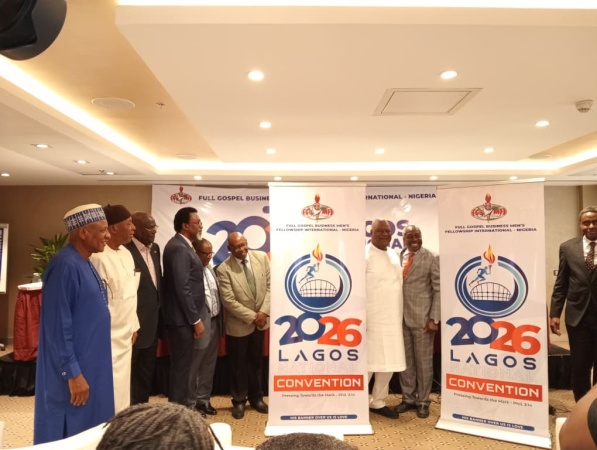 Full Gospel Business Men’s Fellowship Nigeria unveils logo for 2026 Lagos National Convention
