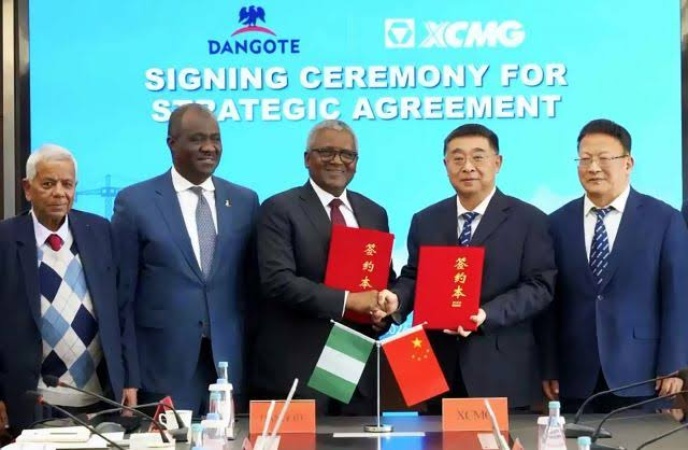 Dangote, China’s XCMG seal strategic partnership on infrastructure, mining and green equipment