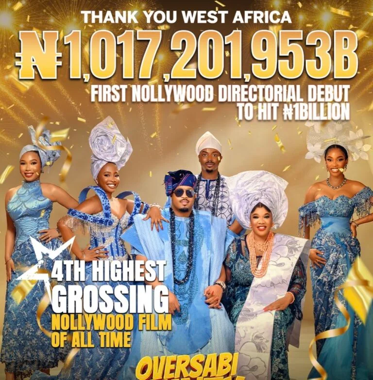 Toyin Abraham’s ‘Oversabi Aunty’ surpasses 1bn streams at Box Office