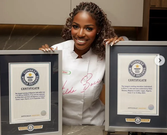 Hilda Baci becomes three-time Guinness World Record holder