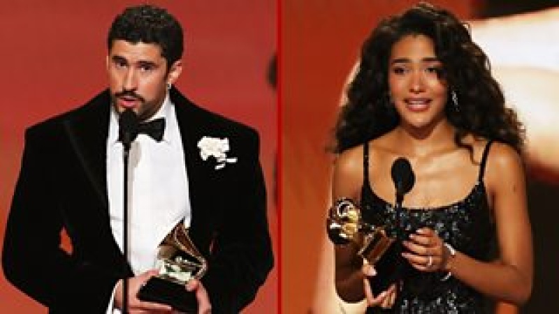 Bad Bunny makes Grammy history as he wins best album