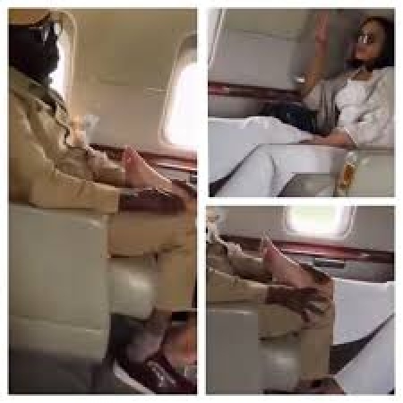 Senator Oshiomhole trends over private jet romance