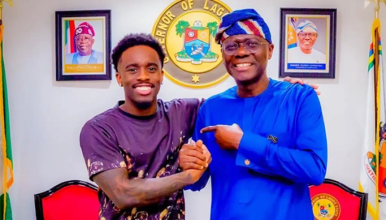 Kai Cenat returns to Lagos to advance $5M Makoko children school project, visits Governor Sanwolu