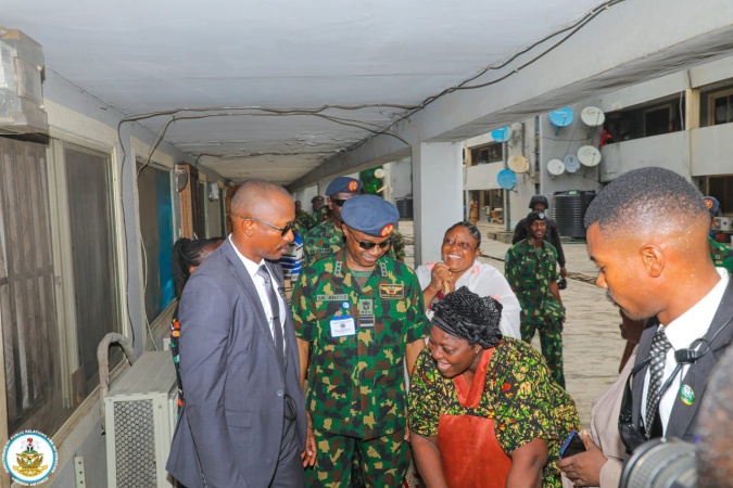 PHOTOS: Air chief visits Lagos childhood residence
