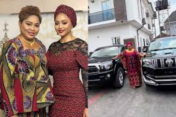 Regina Daniels gifts mother two cars ahead of Valentine’s Day