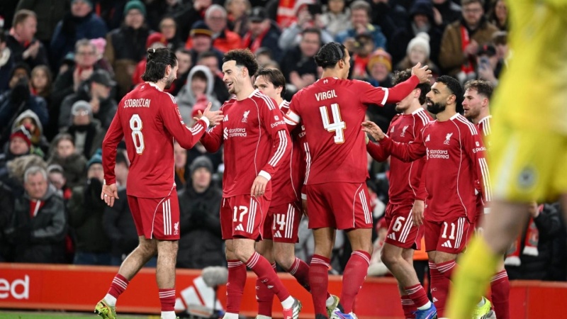 Salah stars as Liverpool beat Brighton in FA Cup