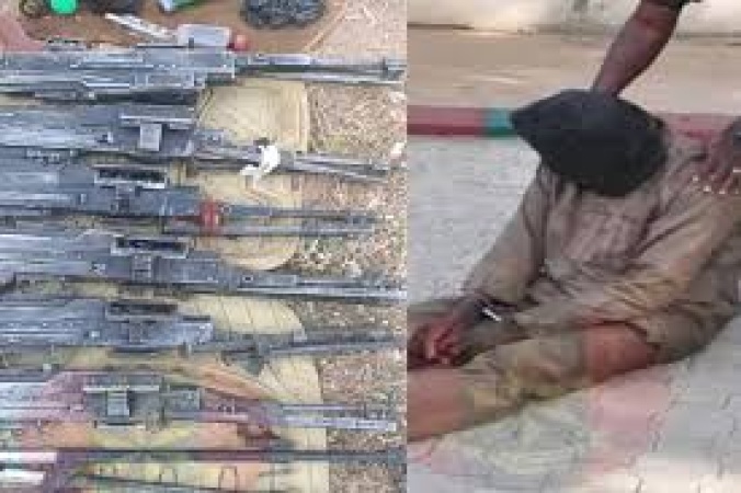 Troops arrest gunrunner with six machine guns in Taraba
