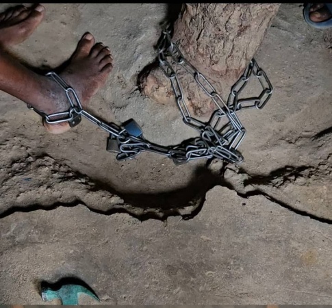 Bauchi Police arrests father for chaining son for 17 years