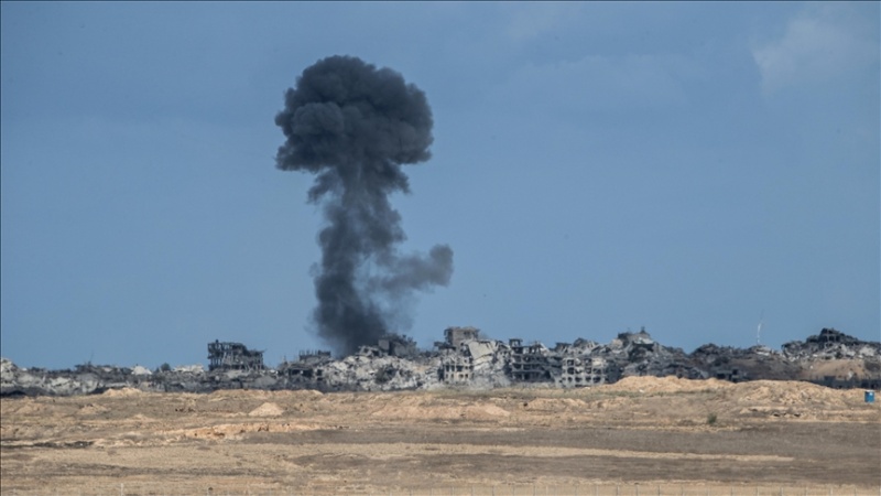 Israeli army hits Gaza Strip with airstrikes, artillery shelling on 2nd day of Ramadan