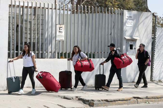 Tourists trapped in Mexico with roads closed and flights canceled