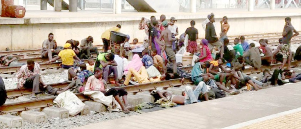 Concerns grow as Lagos residents sleep on rail tracks
