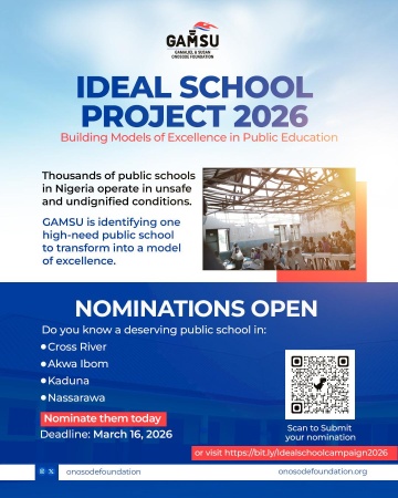 GAMSU launches Ideal School Campaign to boost excellence in Nigerian public education