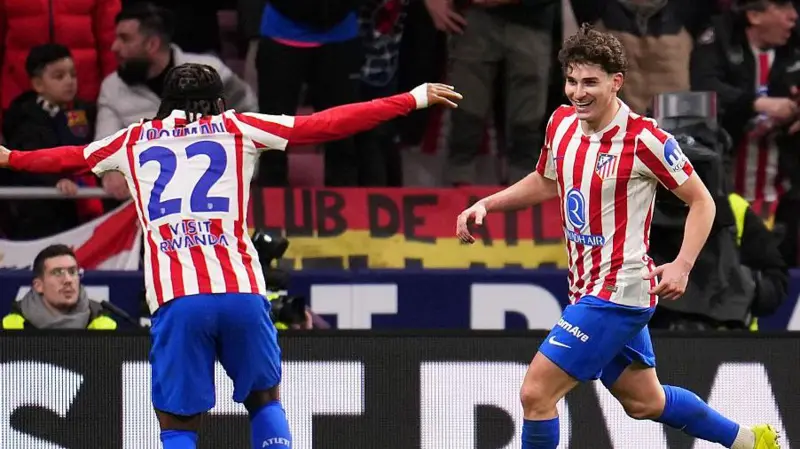 Ademola Lookman on fire as Atletico Madrid thrash Barcelona in Copa del Rey semi