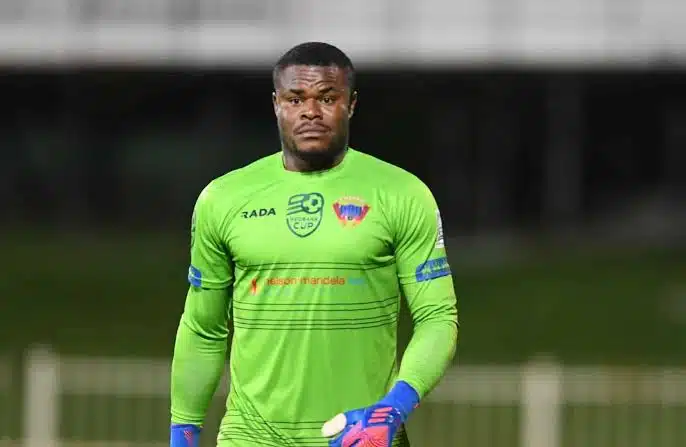 Nigeria goalkeeper Stanley Nwabali left Chippa United without a plan B, but he's in no rush for a new team