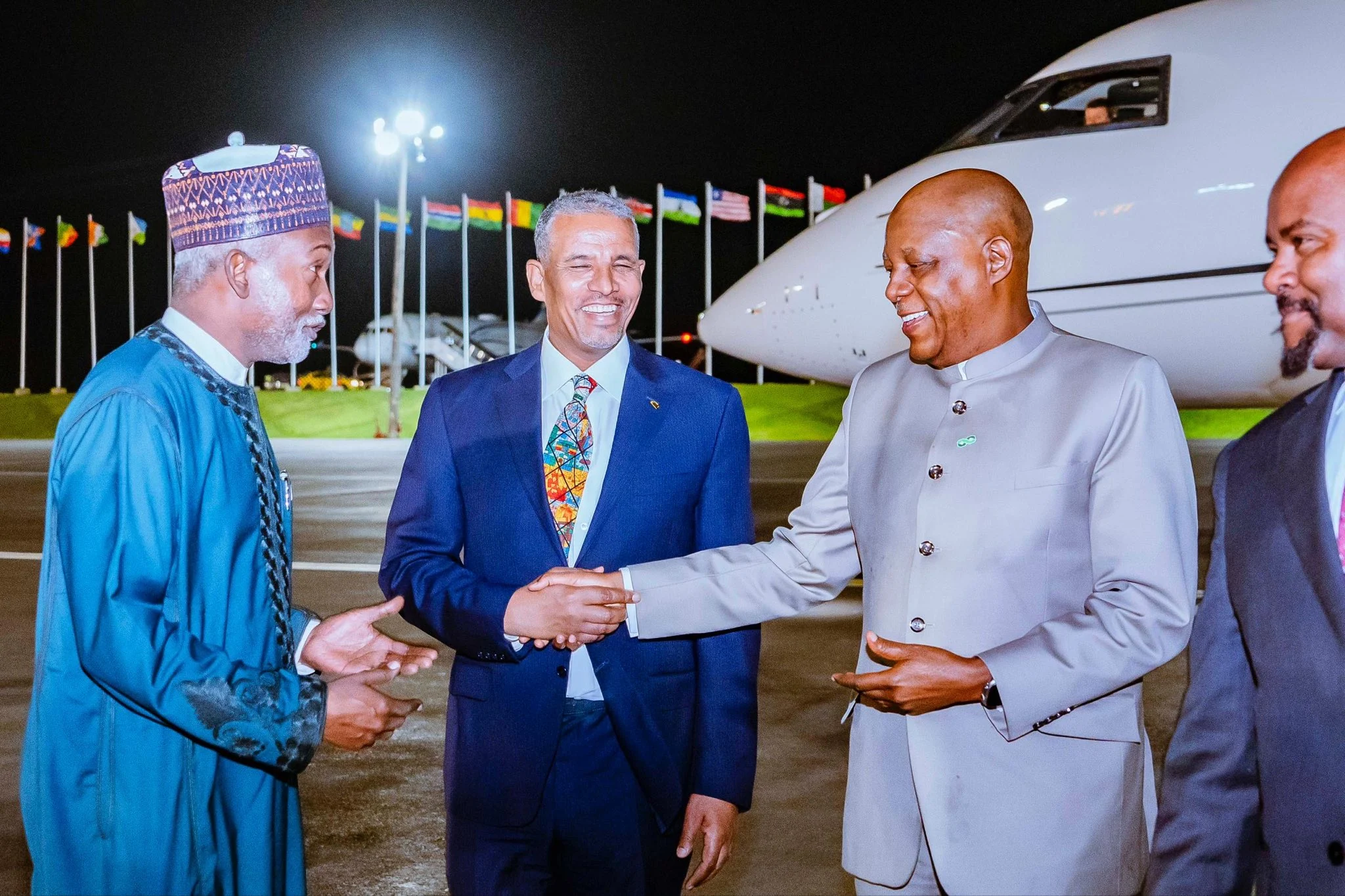 Vice-President Kashim Shettima arrives Ethiopia for 39th AU summit