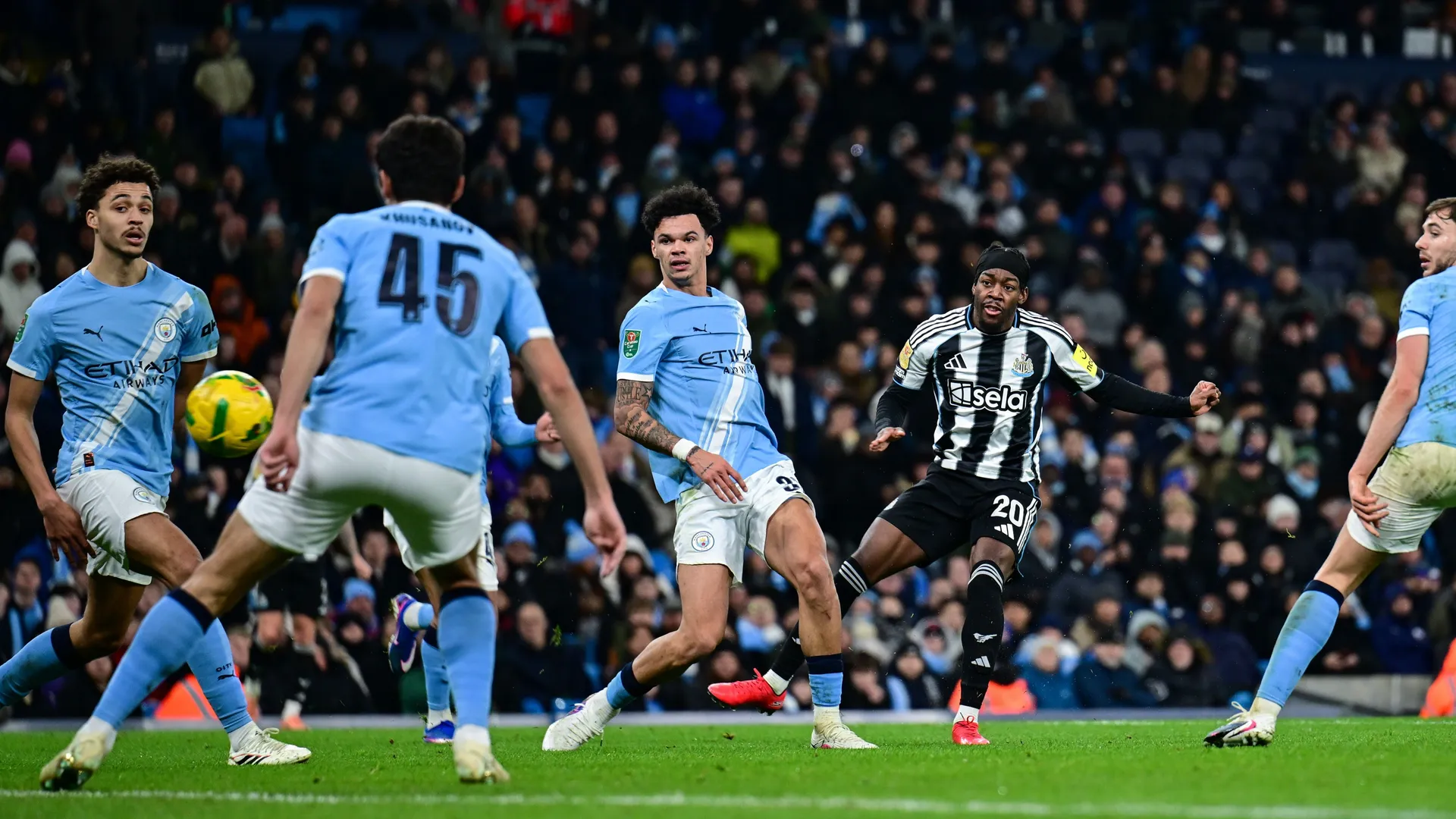 Man City to face Arsenal in EFL Cup final after crushing Newcastle