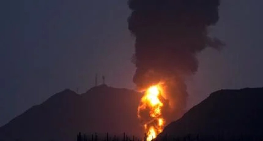 Tennis players flee court as Iran strike causes fire in UAE