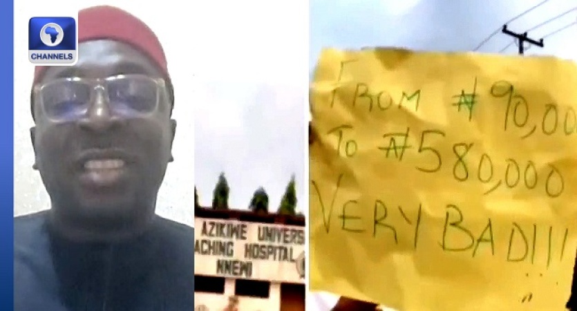 Protest: UNIZIK Teaching Hospital Suspends Implementation Of ₦580,000 Tuition Fee For Nursing Students