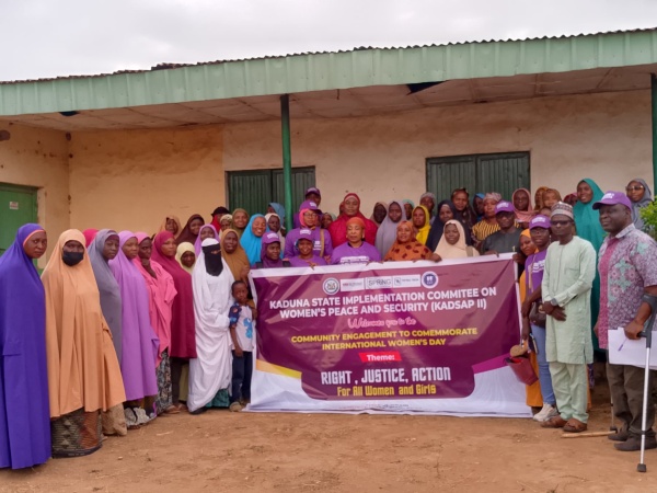 IWD: Group, Kaduna Govt sensitise women on peace, security