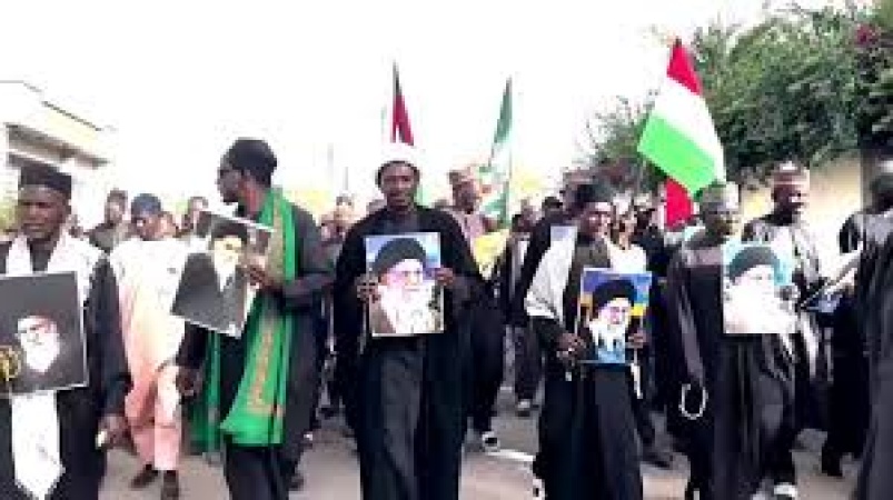 Nigerian Muslims protest, condemn attack on Iran