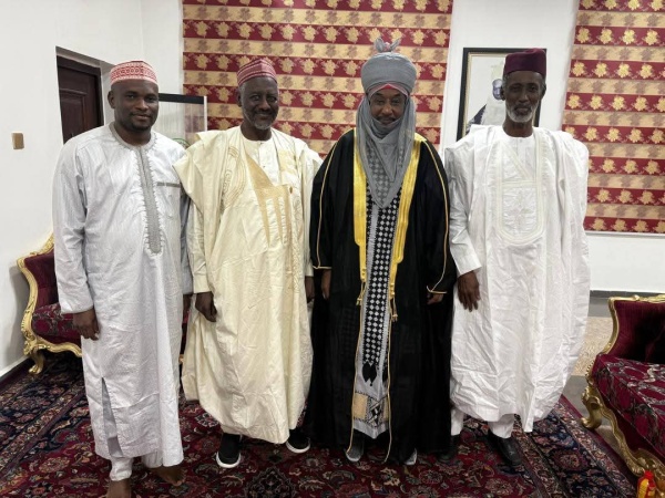 JUST IN: Governor’s delegation meets emir Sanusi amid Sallah durbar controversy