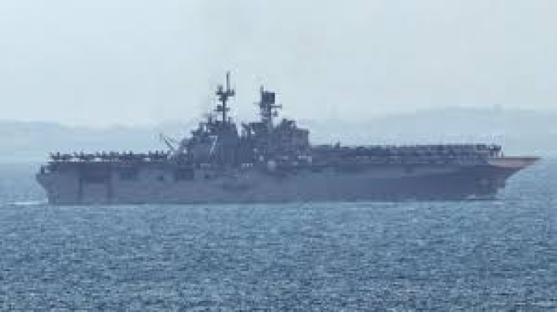 US aircraft carrier moves away from Iran war for repairs after fire