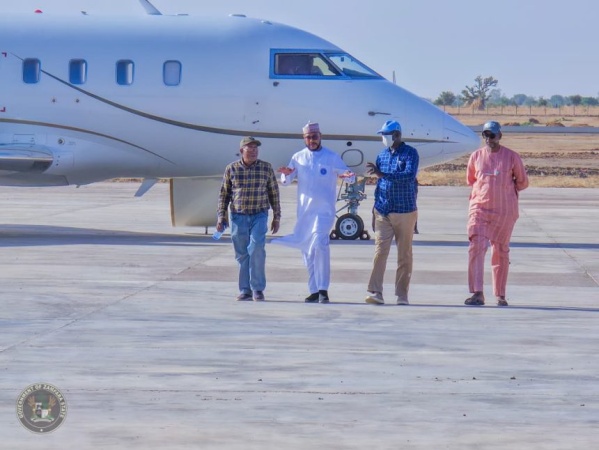  Excitement as first flight lands in Zamfara International Airport 