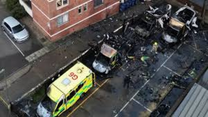 Four ambulances set on fire in London in suspected antisemitic hate crime